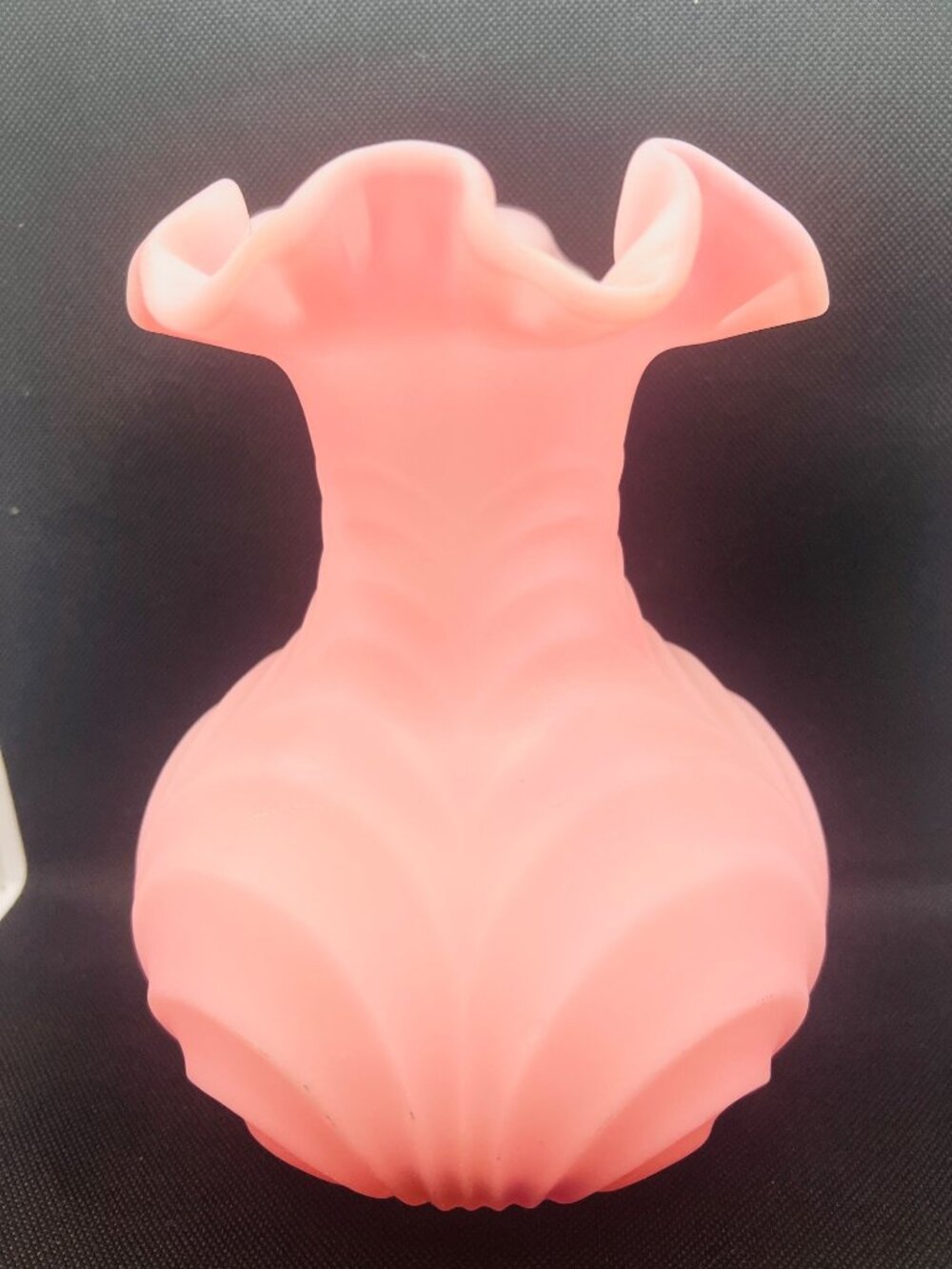 Fenton Rose Pink Drapery Vase Drape Pattern READ - Picture 15 of 15